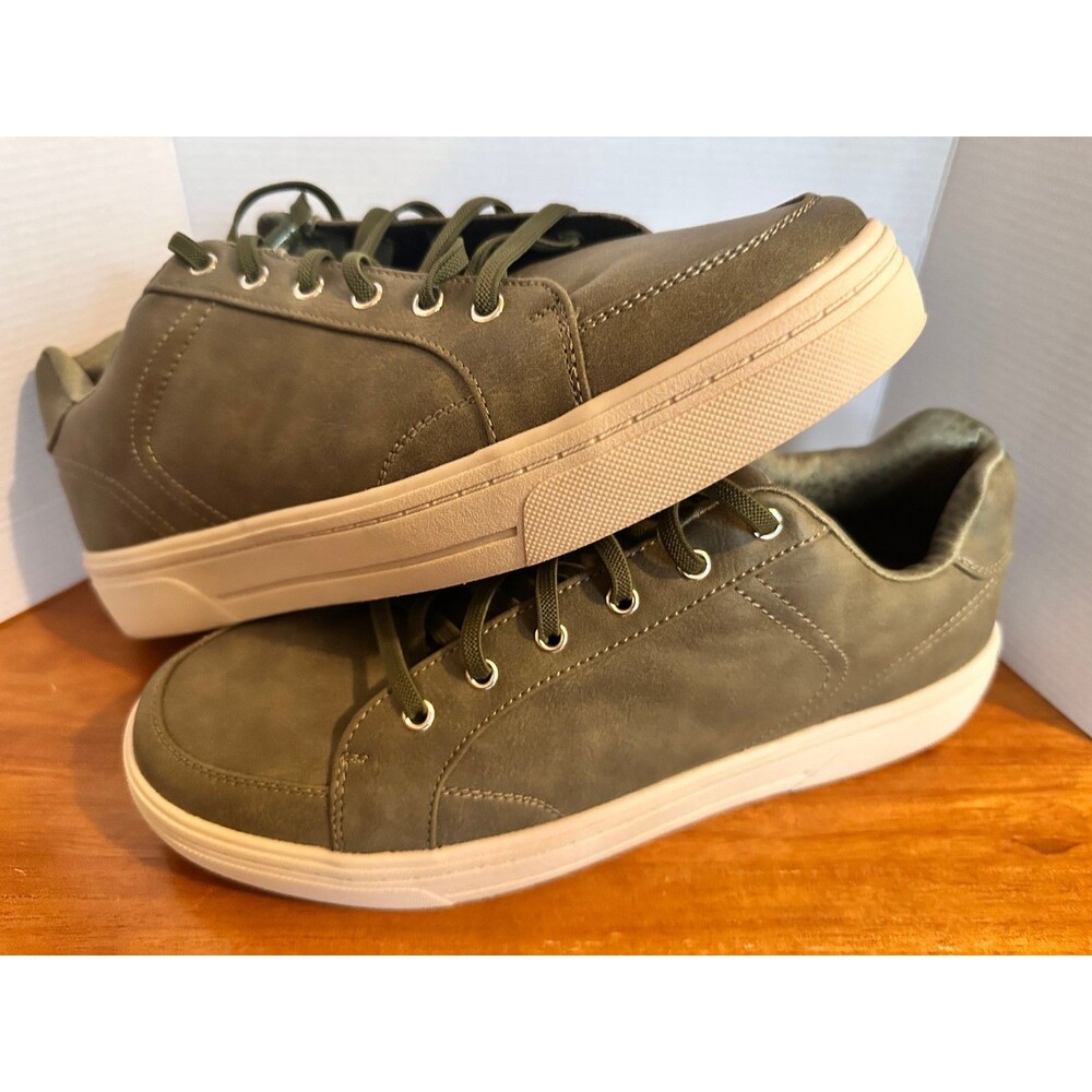 Men’s Lands End Sneakers, Great Condition, Olive Green, Size 10D - Picture 3 of 8